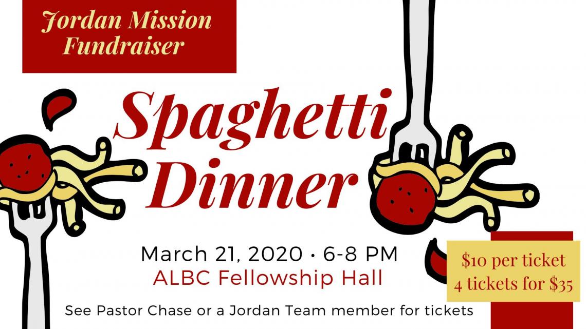 Spaghetti Dinner Fundraiser